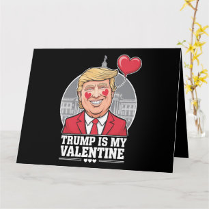 Cartão Trump é o meu Dia de os namorados retrógrado do Na