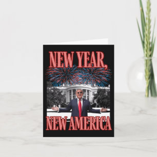 Cartão Trump engraçado Ano Novo