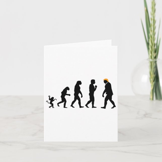 Cartão Trump Evolution resiste ao Funny Donald Trump (Frente)