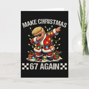 Cartão Trump Faça O Natal 67 Novamente Meme Político De N