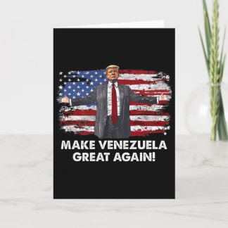 Cartão Trump Faça Venezuela Grande Novamente _9 