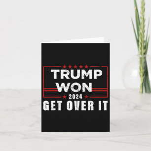 Cartão Trump Ganhou Supere Isso 2024 