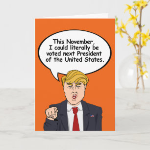 Cartão Trump Halloween Card - Há coisas mais assustadoras