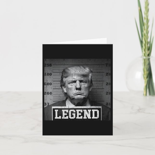 Cartão Trump Mug (Frente)