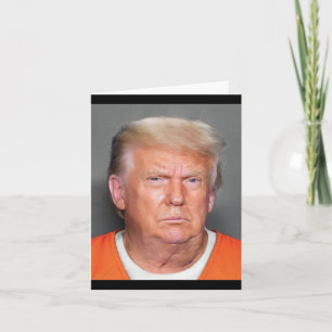 Cartão Trump Mugshot