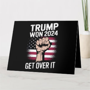 Cartão Trump Nós Ganhamos Inauguração 47 Presidente dos E