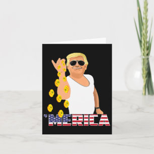 Cartão Trump Outfits 2024 Presidente Eleitoral Americano 