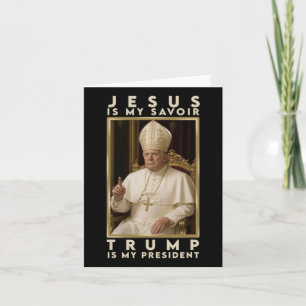 Cartão Trump Para Pope T Shirt Presidente Trump Camisetas