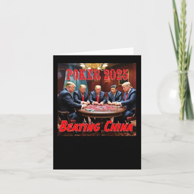 Cartão Trump Poker 2025 (Frente)