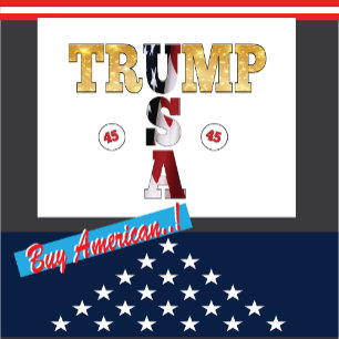 Cartão Trump Presidencial Dourado EUA