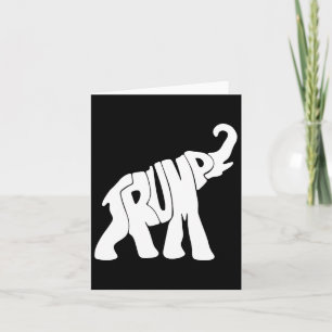 Cartão Trump Republicano Elefante Trump Presidente