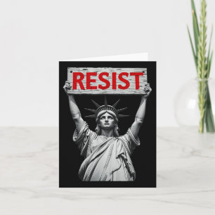 Cartão Trump Resiste Trump Protesto Contra Protesto Polít