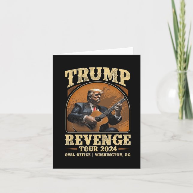 Cartão Trump Revenge Tour 2024 (Frente)