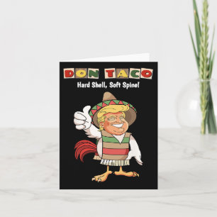 Cartão Trump sempre joga fora Vamos de memórias Go Taco