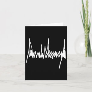Cartão Trump Signature Usa Mega 47th Presidente Pro-trump
