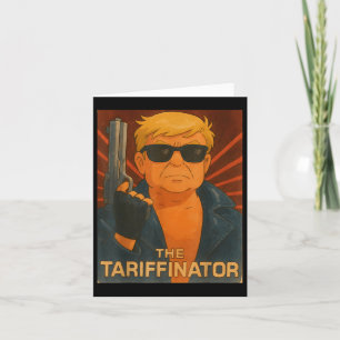 Cartão Trump Tariffinator Liberação Dia da Tarifa Homens