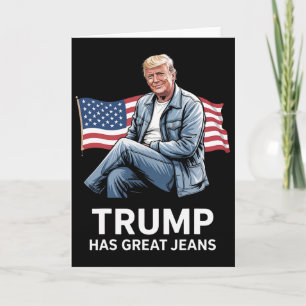 Cartão Trump Tem Ótimas Calças Presentes Divertidos de Hu