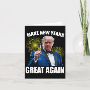 Cartão Trump Torna Excelente De Ano Novo Novamente Felize