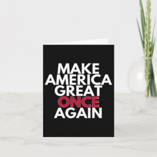 Cartão Trump Torna O Excelente Americano Novamente 2024 M