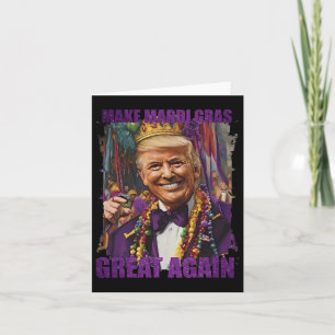 Cartão Trump Torna O Excelente De Mardi Gras Novamente En
