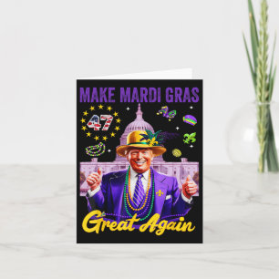 Cartão Trump Torna O Excelente De Mardi Gras Novamente En