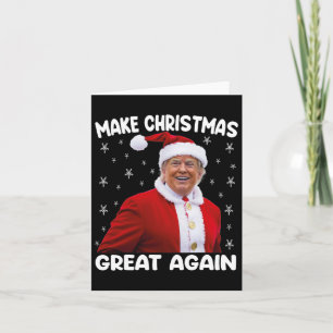 Cartão Trump Torna o Excelente de Natal novamente Papais