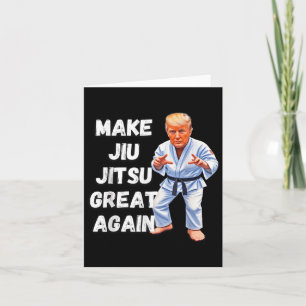 Cartão Trump Torne Excelente Jiu-jitsu Novamente Bjj