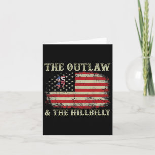 Cartão Trump Vance 2024 Donald Trump J.d. Vance Outlaw An