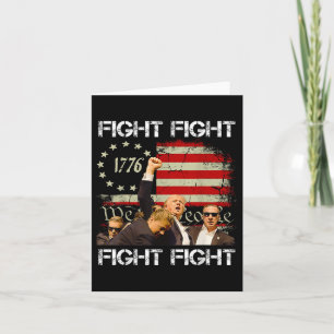Cartão Trump Vance 2024 Fight