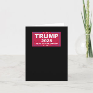 Cartão Trump Vance 2025 Anos De Grandeza ()
