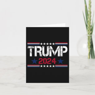 Cartão Trump Vance 24, Trump Para O Presidente 2024, Funn