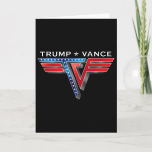 Cartão Trump Vance América Trump Nós Ganhamos Vence Inaug