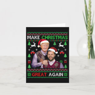 Cartão Trump Vance Brothers Engraçado Torne O Excelente D