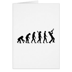 Cartão Trumper da evolução