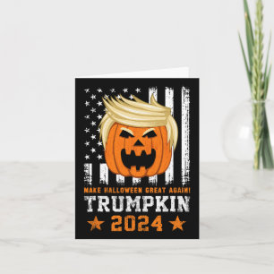 Cartão Trumpkin 2024 Usa Torna O Excelente De Halloween N