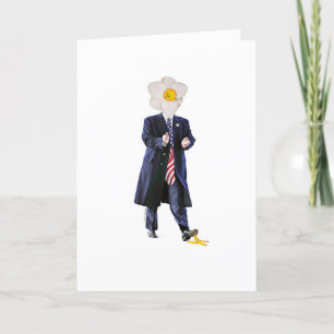 Cartão Trump's No Wallflower Customizable Birthday Card