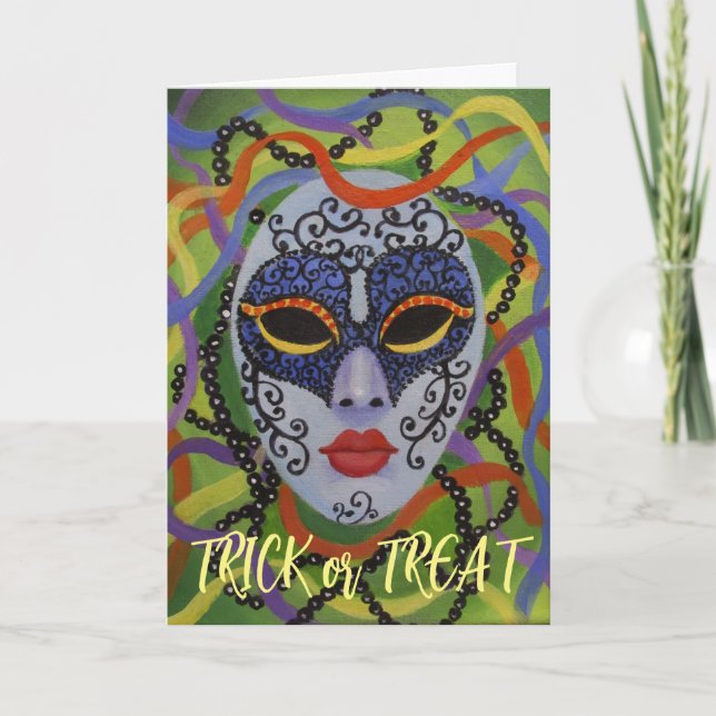 Cartão Truque ou Tratar (Frente)