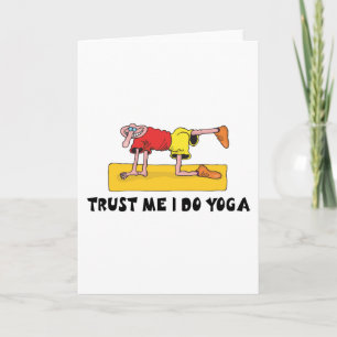Cartão Trust Me I Do Yoga Gift