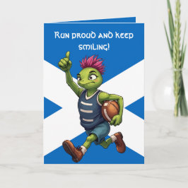 Cartão Try Time Thistle Scottish Rugby Motif 