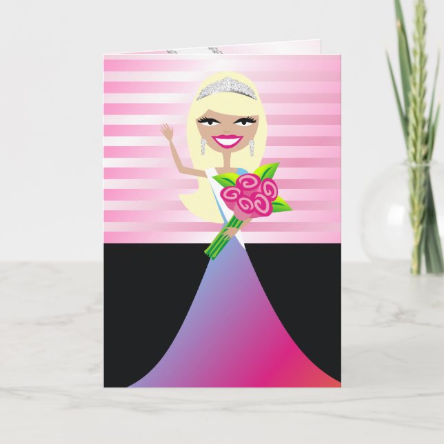 Cartão TT-In it to Win It Blonde | Congratz Card (Frente)