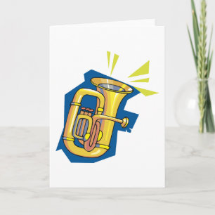 Cartão Tuba Instrument Greeting Cards