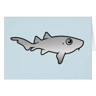 Cartão Tubarão de enfermeira bonito