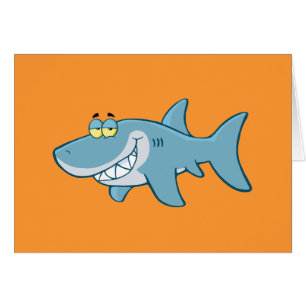 Cartão Tubarão de sorriso