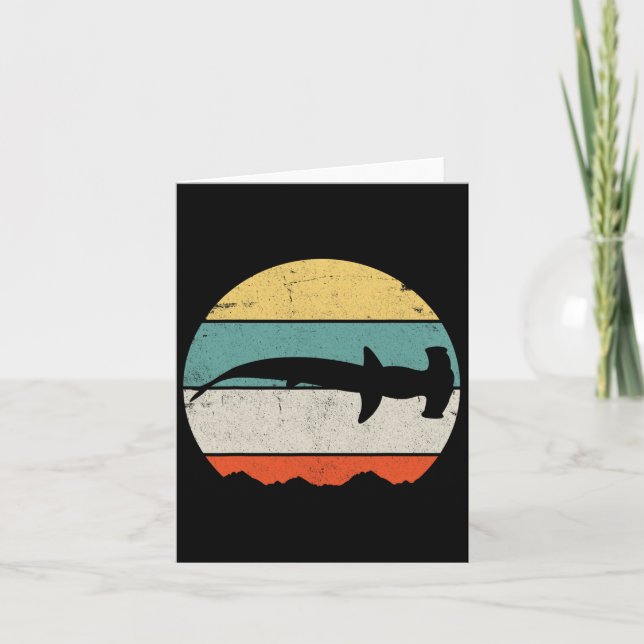 Cartão Tubarão-martelo  (Frente)