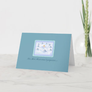 Cartão Tubarões, em Aqua, para a sua saudação