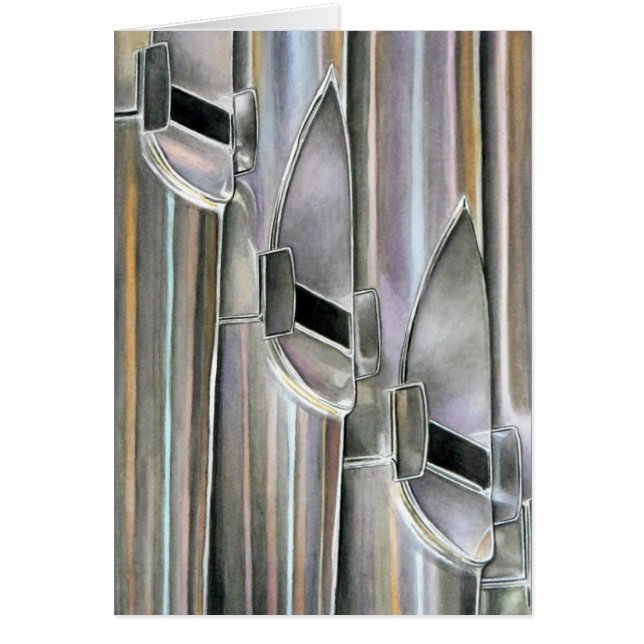 Cartão Tubulações de órgão (Frente)