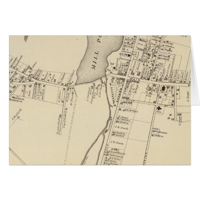 Cartão Tuckerton, Nova Jersey (Frente Horizontal)