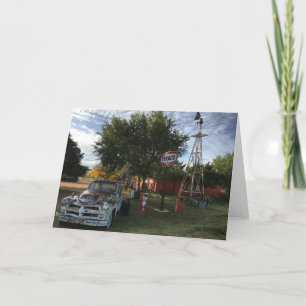 Cartão tucumcari truck greeting card #2
