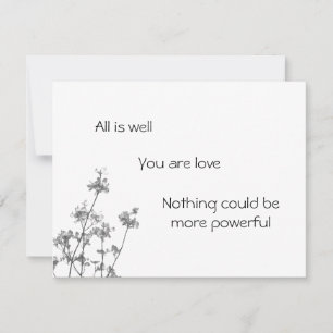 Cartão "Tudo está bem"