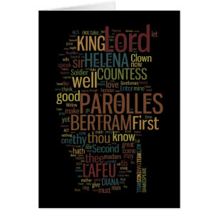 Cartão Tudo está bem quando acaba bem mosaico da palavra